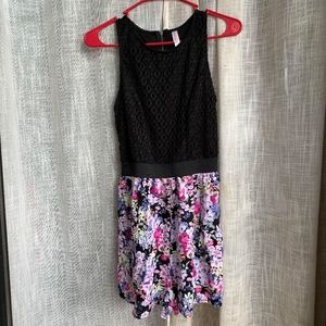 Women's Xhilaration Floral Romper Dress